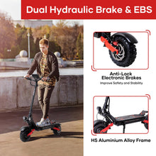 Load image into Gallery viewer, S3 Electric Scooter for Adults, 6000W Dual Motors, 60V 24Ah Battery, Up to 50MPH &amp; 55 Miles, 11&quot; Tires, Off-Road E-Scooter
