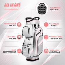 Load image into Gallery viewer, XDriveMax 14-Way Golf Cart Bag, Silent Lock Top &amp; Full Length Dividers
