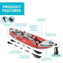 Load image into Gallery viewer, INTEX Excursion Pro K2 Inflatable Kayak 2-Person Set with Paddles &amp; Pump
