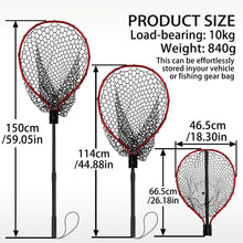 Load image into Gallery viewer, SEASPRO Red All-Metal Telescoping Net – Aluminum, Rubber, Adjustable
