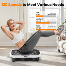 Load image into Gallery viewer, AXV Vibration Plate Fitness Platform Exercise Machine Vibrating Shaking Full Body Shaker Workout Vibrate Stand Shake Board Sport for Weight Loss Fat Burner for Gym Home Office
