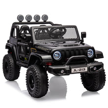 Load image into Gallery viewer, 24V 2-Seater Kids Ride On Car Electric Vehicle for Toddlers Switchable 2WD/4WD Battery Powered Truck with Remote Control, Black
