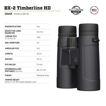 Load image into Gallery viewer, Leupold BX-2 Timberline HD Binoculars, 10x42mm (188793)
