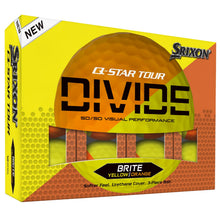 Load image into Gallery viewer, LostGolfBalls - Srixon Q Star Tour Matte Oran Golf Balls Mint Yellow 12 PK
