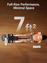 Load image into Gallery viewer, KINGSMITH Magnetic Rowing Machines for Home - Silvery Black
