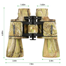 Load image into Gallery viewer, 20x50 High Powered Binoculars for Adults, Waterproof Binoculars with Low Light Vision for Bird Watching Hunting Camping Travel Cruise Hiking Sports Stargazing, Birthday Gifts for Men
