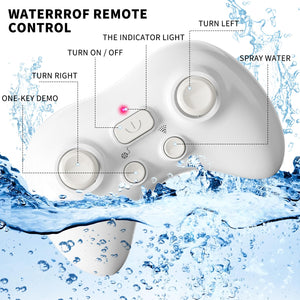 2.4Ghz Remote Control Shark Toys for Boys Kids, 1:18 Scale High Simulation Shark for Pool, Electric RC Shark Fish Toys