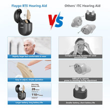 Load image into Gallery viewer, Flaygo Hearing Aids for Seniors,Hearing Aids for People with Hearing Loss, Sound Quality Restoration, Intelligent Noise Reduction, Standby 80h, One-Button Operation, Comfortable Wearing,Beige
