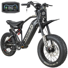 Load image into Gallery viewer, Electric-Motorcycle for Adults-Teens Age 16+, 60V 4000W Peak Moped-Style-Ebike, 43-49MPH, 20&quot; Fat-Tire-Electric-Bike, 1500Wh
