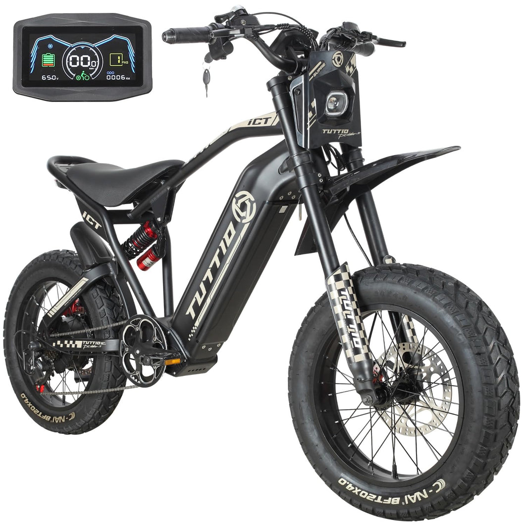 Electric-Motorcycle for Adults-Teens Age 16+, 60V 4000W Peak Moped-Style-Ebike, 43-49MPH, 20
