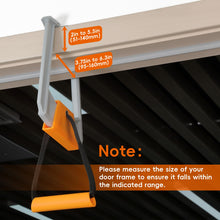 Load image into Gallery viewer, Portable Pull Up Bar for Doorway - Orange and Grey
