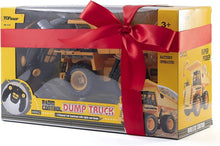 Load image into Gallery viewer, Remote Control Dump Truck - 5-Channel Electric Radio Control Construction Vehicles - Realistic Toy with Lights and Sounds
