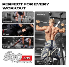 Load image into Gallery viewer, WYOX Weight Lifting Hooks for Men &amp; Women (Pair) –  (Army Green)
