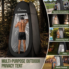 Load image into Gallery viewer, WolfWise Pop Up Shower Tent for Camping Essentials, Compact &amp; Lightweight
