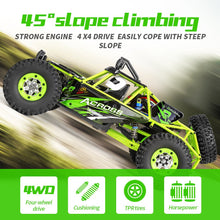 Load image into Gallery viewer, RC Cars 1/12 Scale 2.4G 4WD High Speed Electric All Terrain Off-Road Rock Crawler Climbing Buggy RTR for Kids and Adults
