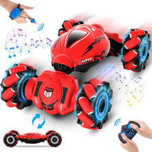 Load image into Gallery viewer, RC Car Toys for Boys Girls 6-12, Birthday Xmas Gifts for 6 7 8 9 10 11 12 Years Old, Gesture Sensing RC Stunt Car with Lights
