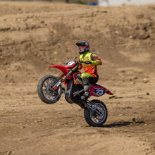 Load image into Gallery viewer, RC Motorcycle Promoto-MX 1/4 Motorcycle Ready-to-Run Battery and Charger Not Included FXR LOS06000T1 Red
