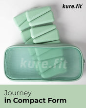 Load image into Gallery viewer, kure.fit Weighted Bangles | Adjustable Wrist and Ankle Weights for Women 2LB Each (Set of 2) Sage
