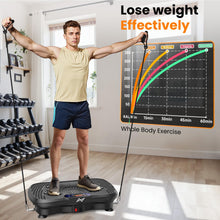 Load image into Gallery viewer, AXV Vibration Plate Fitness Platform Exercise Machine Vibrating Shaking Full Body Shaker Workout Vibrate Stand Shake Board Sport for Weight Loss Fat Burner for Gym Home Office
