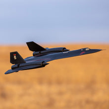 Load image into Gallery viewer, E-flite RC Jet SR-71 Blackbird 40mm Twin EDF BNF Basic Transmitter
