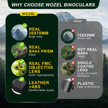 Load image into Gallery viewer, 20x70 Binoculars for Adults High Powered Bird Watching Hunting Travel
