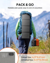Load image into Gallery viewer, Solar Powered Generator, 300W Portable Power Station with Solar Panel 40W
