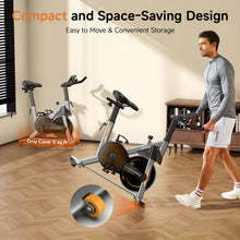 Load image into Gallery viewer, Hitgo Magnetic Exercise Bike for Home - Silver
