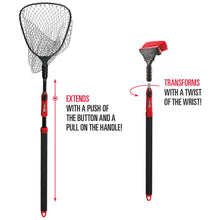 Load image into Gallery viewer, EGO S2 Slider Fishing Landing Net, Large PVC Coated Mesh, 29-60-Inch Handle

