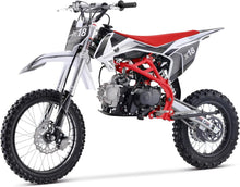 Load image into Gallery viewer, 125cc Dirtbike 4 Stroke ‎Gas Powered Dirt Bike DB-X18 Racing 125 Dirtbike Manual Big Size Tires 17/14 inches (Blue)
