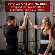 Load image into Gallery viewer, Dark Iron Fitness Genuine Leather Weightlifting Belt - White
