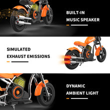 Load image into Gallery viewer, Electric Motorcycle for Kids ，Electric Dirt Bike，24V Ride on Toy for Big Kids w/LED Lights &amp; Power Display ，3-Speed Modes
