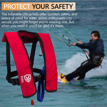 Load image into Gallery viewer, VOGUCCLO | Manual Inflatable Life Jacket for Adults| Supports up to 330 lbs
