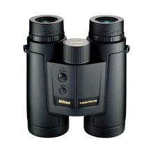Load image into Gallery viewer, Nikon LaserForce 10x42 Rangefinder Binocular - 10-1900 Yard Range Waterproof Fogproof Precision Distance Measuring Hunting Binoculars - Fully Multicoated Lenses, Bright Display - Tripod Adaptable
