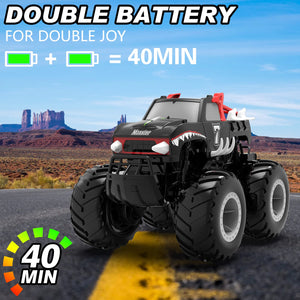 Amphibious Remote Control Car Toys for Boys 2.4 GHz 1:16 All Terrain Off-Road RC Car Waterproof RC Monster