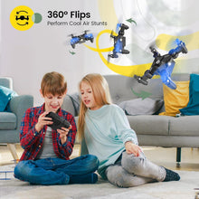 Load image into Gallery viewer, Holy Stone HS190 Foldable Mini Drone for Kids Beginners, RC Nano Quadcopter with Altitude Hold, 3D Flips, High Speeds Rotation, Headless Mode, Throw to Go, One Key Return, Great Gift Toys for Boys and Girls, Blue
