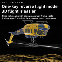 Load image into Gallery viewer, NBJIALIN RC ERA C032 UH-1 Huey Helicopter - Remote Control Helicopters for Adult, 1/48 Sacle 2.4G 6CH Gyro Stabilized Aircraft with Altitude Hold &amp; Optical Flow,3D Stunt Drone (Yellow)
