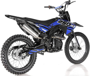 250cc Dirt-bike Adult Pit Bike Gas DB36 Dirt Bike Manual Clutch 5 Speed (Choose Your Color : Red, Blue and Black Color)