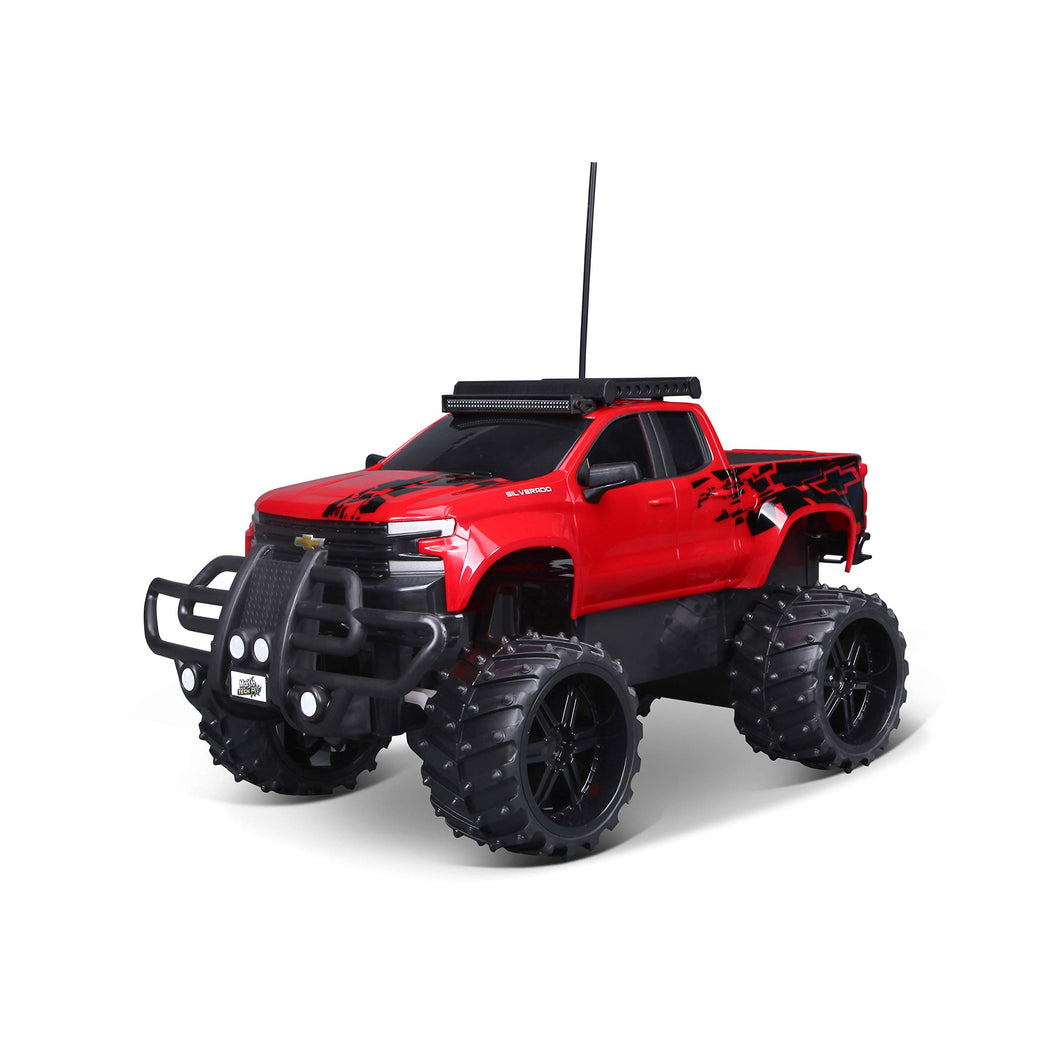 R/C 1:16 Scale 2.4 GHz Off Road 2019 Chevrolet Silverado, Red