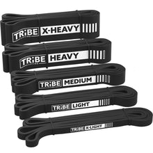 Load image into Gallery viewer, Long Resistance Bands for Working Out Men and Women - Set of 5 Pull-Up Bands, Pull Up Assistance Bands - Workout Bands Resistance for Men - Stretch Bands for Exercise Bands Resistance Bands Set
