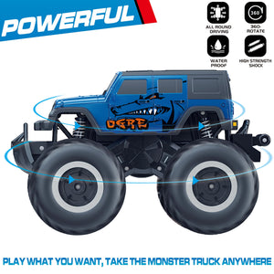 1:16 Waterproof Monster Truck SUV Toys RC Cars Remote Control Car Truck Toys 4WD All Terrain Off-Road Car Toy