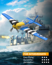 Load image into Gallery viewer, VOLANTEXRC RC Plane 4 Channel P51D Mustang Remote Control Airplane Fighter RTF
