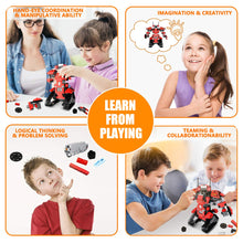 Load image into Gallery viewer, Building Blocks RC Robot App Controlled Toy, Remote Control STEM Robot Toy, DIY Robotics  (Red)
