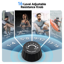 Load image into Gallery viewer, YPOO Rowing Machine for Home - Black
