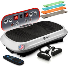 Load image into Gallery viewer, Lifepro Waver Vibration Plate Exercise Machine – High-Intensity Vibration Plate for Lymphatic Drainage – Full-Body Workout Vibrating Platform with Loop Bands – Fitness Equipment for Strength &amp; Toning
