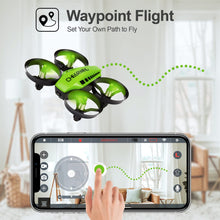 Load image into Gallery viewer, Mini Drone for Kids WiFi FPV Drone with Camera, RC Drone Gift Toy for Boys and Girls with Auto Hovering, Voice Control
