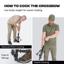 Load image into Gallery viewer, BALLISTA BAT Reverse Draw Mini Compound Crossbow, 340 FPS, 150 lb
