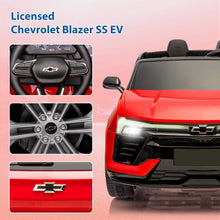 Load image into Gallery viewer, 24V 2-Seater Ride On Car with Remote Control, SUV Licensed Chevrolet Blazer Battery Powered Cars (Red)
