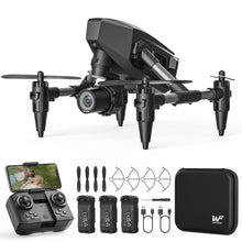 Load image into Gallery viewer, Mini Drone for Beginners Adults Small RC Drone HD FPV Quadcopter with Optical Flow Positioning, 3 Batteries, 3D Flip, One Key Start
