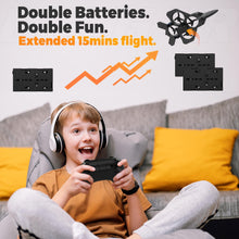 Load image into Gallery viewer, RC Fighter Airplane丨F-22 Raptor Mini Drone Remote Control Jet Plane Stunt Drone for Adults &amp; Kids Toy with Light Gift for Kids Beginner

