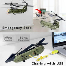 Load image into Gallery viewer, Remote Control Helicopter, S026H Military Transport RC Helicopter with Altitude Hold, One Key Take Off/Landing, LED Light, Low Battery Reminder
